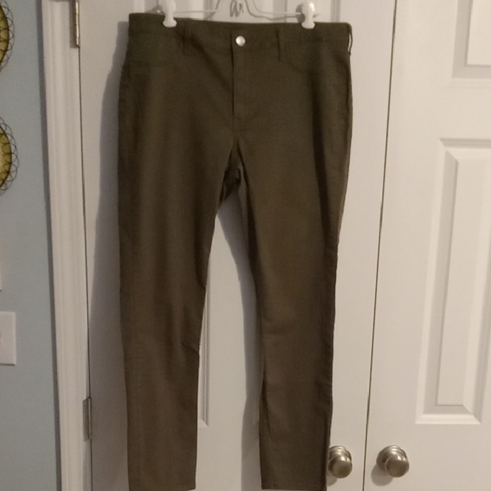 & Denim Regular Waist Ankle Length Jeans 33